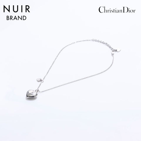 クリスチャンディオール Christian Dior ハート ネックレス シルバー WS6259