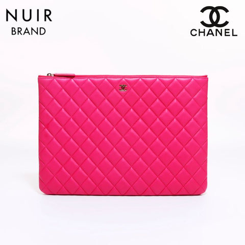 シャネル CHANEL ココマーク クラッチバッグ ハンドバッグ ピンク WS6280