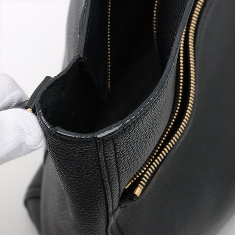 Salvatore Ferragamo Gancini肩带黑色AK0001