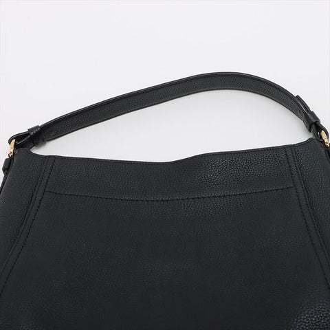 Salvatore Ferragamo Gancini肩带黑色AK0001