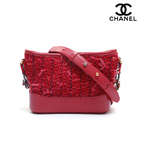 Chanel Gabriel de Chanel Hobo连锁肩肩肩肩袋皮革粉红色WS1586