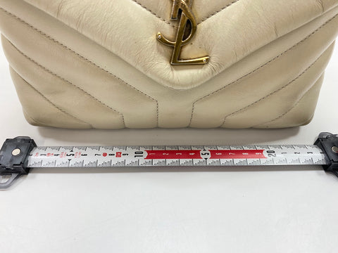 YVES SAINT LAURENT Lulu Small Shoulder Bag beige WS31934