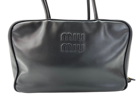 Miu Miu Bow Bag Handbag black WS33922