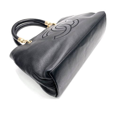 Chanel weiche Kaviarhaut Big Coco Handtasche Schwarz WS1569