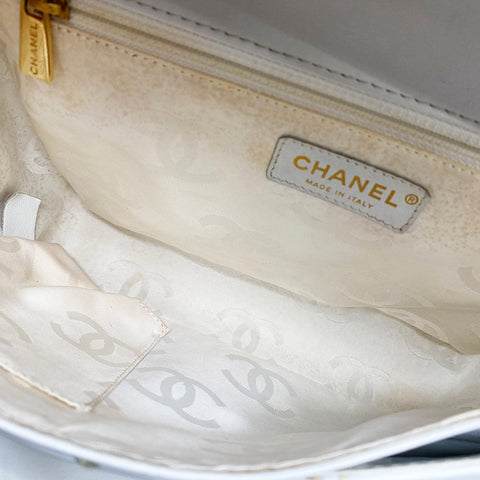 Chanel Chanel Matelasse Weitstich 2004 Handtaschen Lambskin White WS2322
