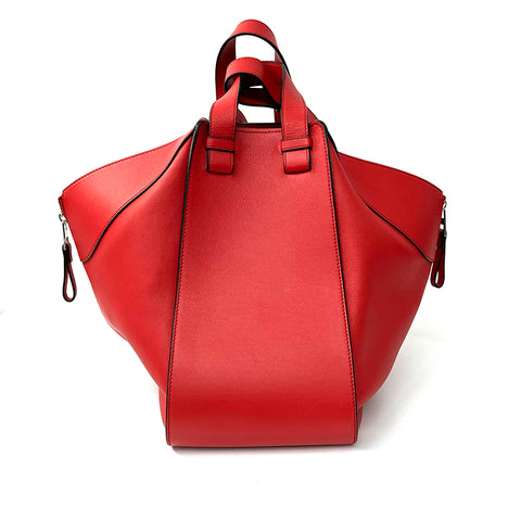 ロエベ LOEWE ハンモックミディアム  2010-2020年 ショルダーバッグ ラムスキン レッド WS2006