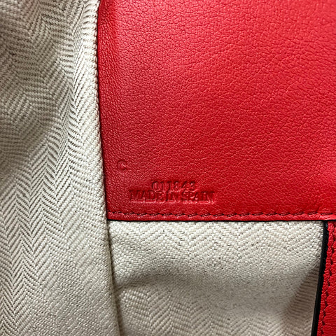 ロエベ LOEWE ハンモックミディアム  2010-2020年 ショルダーバッグ ラムスキン レッド WS2006