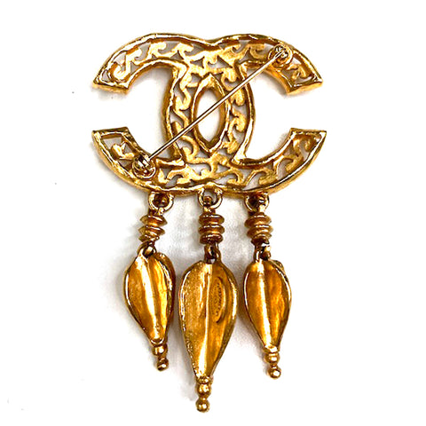 Chanel DreamCatcher 1995 Brooch GP Gold WS2603