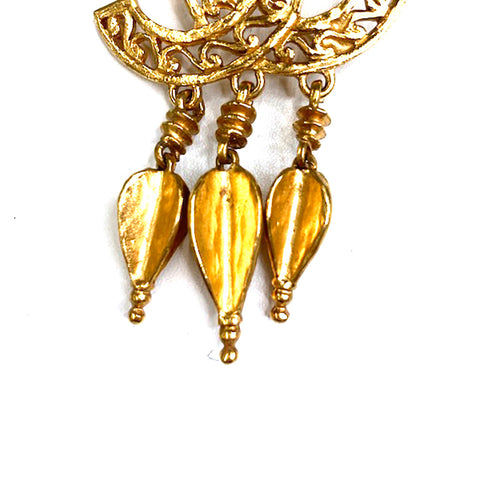 Chanel DreamCatcher 1995 Brooch GP Gold WS2603