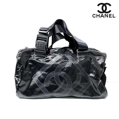 シャネル CHANEL スポーツライン ハンドバッグ 11番台 ボストンバッグ スポーツライン ココマーク 大容量 旅行バッグ メンズ レディース ブラック WS2844