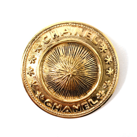 シャネル CHANEL メタル ココマーク ブローチ ゴールド WS1190