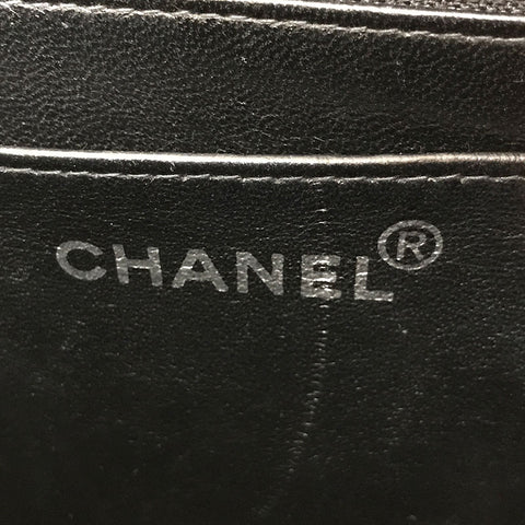 シャネル CHANEL デカココ チェーン セミ ショルダーバッグ パテント ブラック C2521