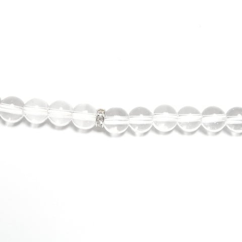 CHANEL Choker CC Logo B25S 2025 Rhinestone Necklace clear KC004