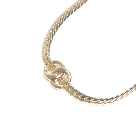 CHANEL CC Logo Gold Chain Necklace 25 Years B25S Necklace gold KC005