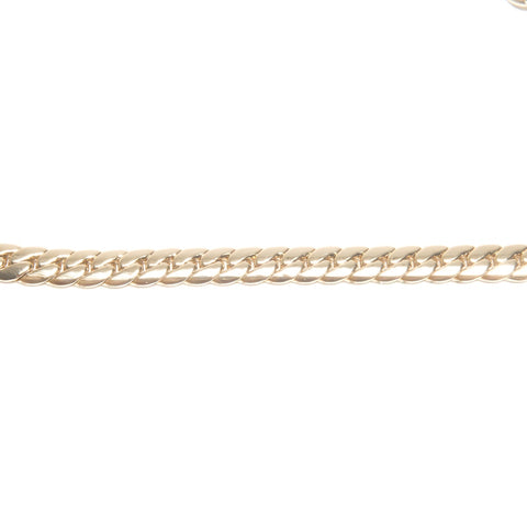 CHANEL CC Logo Gold Chain Necklace 25 Years B25S Necklace gold KC005