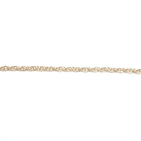 CHANEL Chain Metal Rhinestone CC Mark B25S 2025 Necklace gold KC006