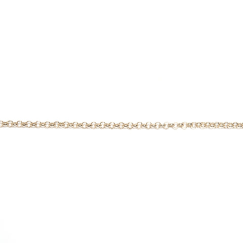 CHANEL Heart Metal Rhinestone CC Logo B25A Necklace gold KC007