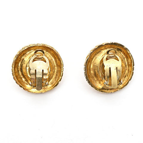 Chanel Round Earrings Gold eit0033P0933