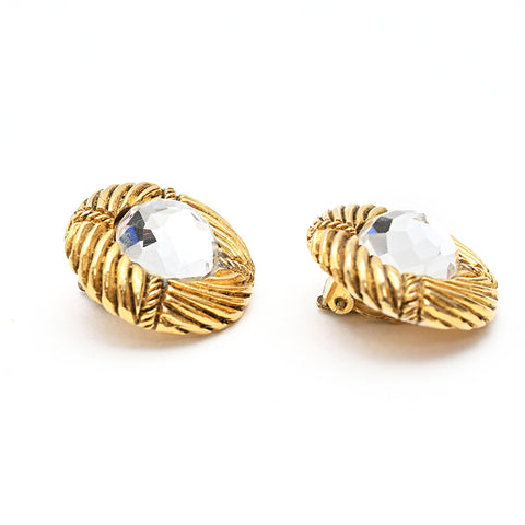Chanel Round Earrings Gold eit0033P0933