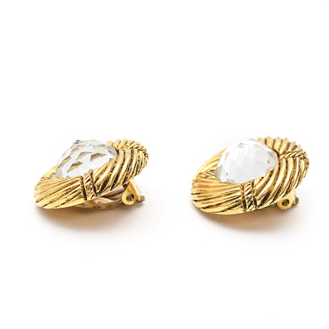 Chanel Round Earrings Gold eit0033P0933