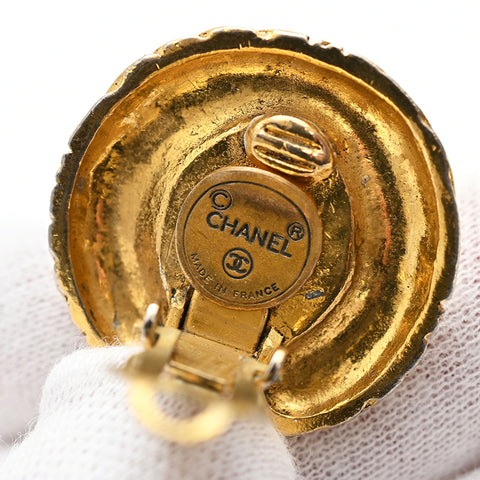 Chanel Round Earrings Gold eit0033P0933