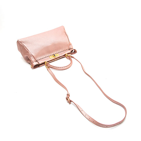 Fendi Peekaboo Serelia 2Way手提包粉红色P13099