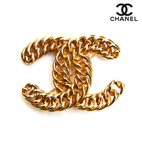 シャネル CHANEL ココマーク  ブローチ ゴールド P13386