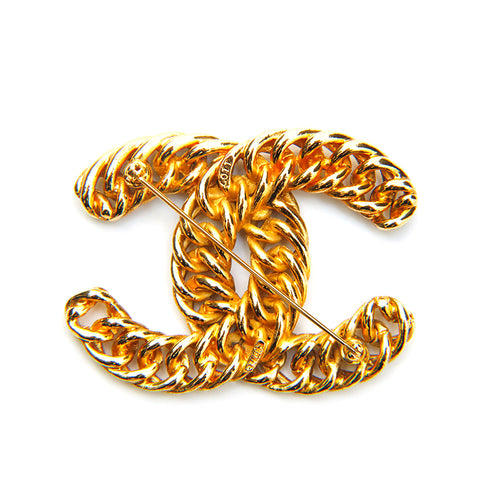 シャネル CHANEL ココマーク  ブローチ ゴールド P13386