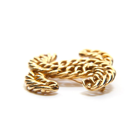 シャネル CHANEL ココマーク  ブローチ ゴールド P13386