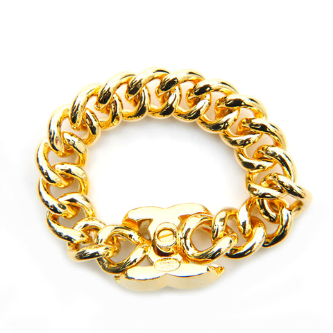 Chanel Turnlock Chain Bracelet Gold P13418