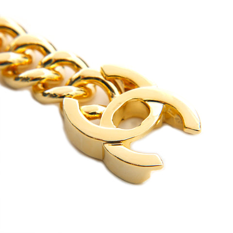 Chanel Turnlock Chain Bracelet Gold P13418