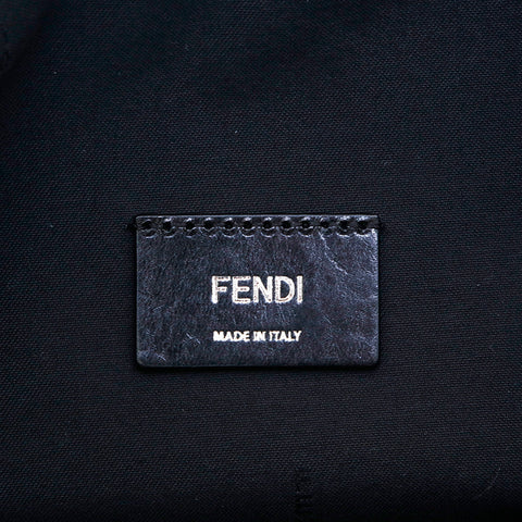 フェンディ FENDI ズッカ柄 クロス キャンバス ボディバッグ ブラック P13519