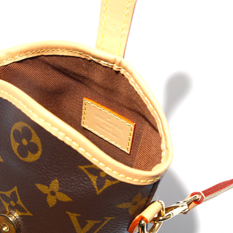 ルイ・ヴィトン LOUIS VUITTON フォールド・ミー・ポーチ モノグラム ショルダーバッグ ブラウン P13670