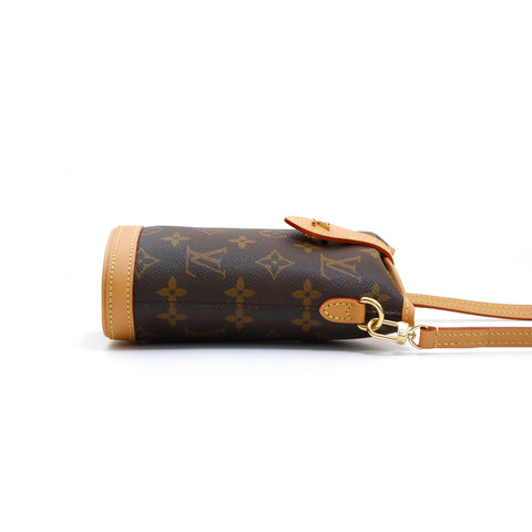 ルイ・ヴィトン LOUIS VUITTON フォールド・ミー・ポーチ モノグラム ショルダーバッグ ブラウン P13670