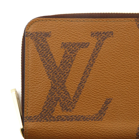 ルイ・ヴィトン LOUIS VUITTON ジャイアント モノグラムリバース ジッピー 長財布 M69353 ブラウン P13891