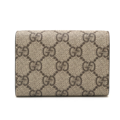 Gucci Gucci GG Sprem Dionus Chainus Wallet Card Card 574930 Beige P13916