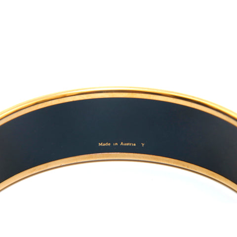 Hermes Hermes E -Mail GM Bangle Gold x Blue P13944