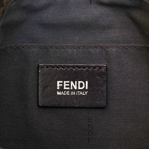 フェンディ FENDI ズッカ PVC  ショルダーバッグ ブラウン P14073