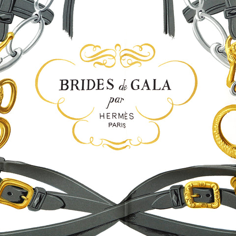 エルメス HERMES カレ90 BRIDES de GALA スカーフ レッド P14463