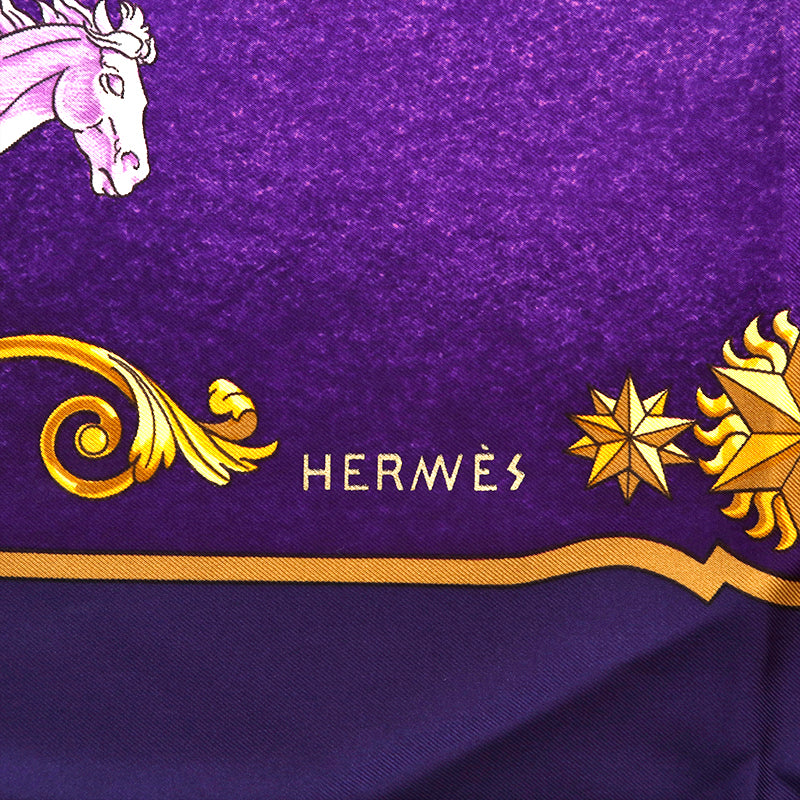 エルメス HERMES カレ90 COSMOS スカーフ パープル P14467 – NUIR VINTAGE