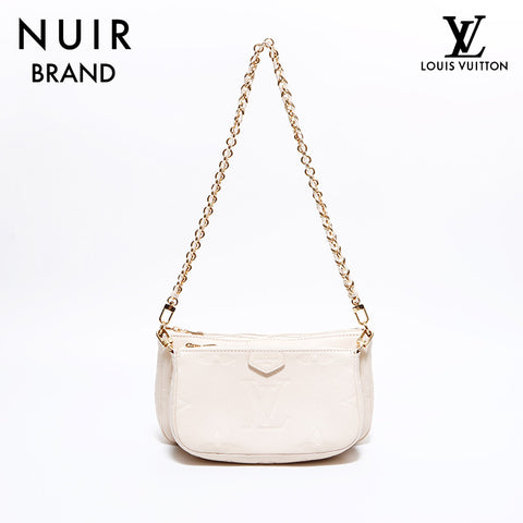 Louis Vuitton LOUIS VUITTON Multi Pochette Accessory Shoulder Bag Ivory P14846
