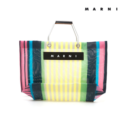 マルニ Marni ナイロン トート ハンドバッグ マルチカラー P15161