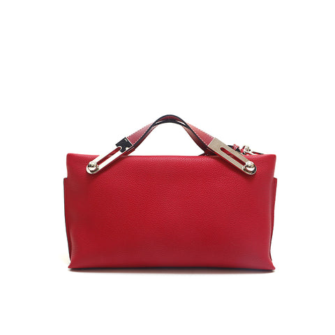 Loewe徽标Missy Leather小肩带粉红色P15304