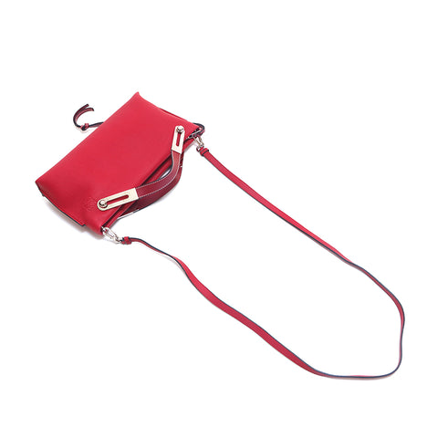 Loewe徽标Missy Leather小肩带粉红色P15304