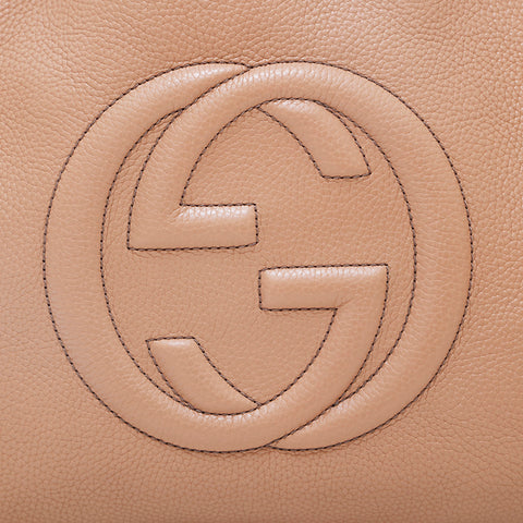 グッチ GUCCI ソーホー チェーン トート ショルダーバッグ ベージュ P15791