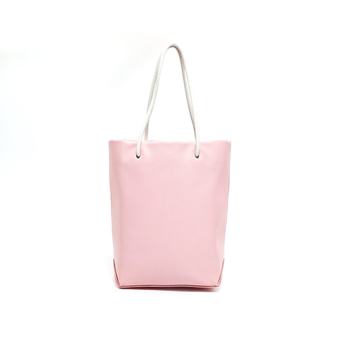 Chanel Logo Leather Shopper Essential Tote Bag Pink P15949