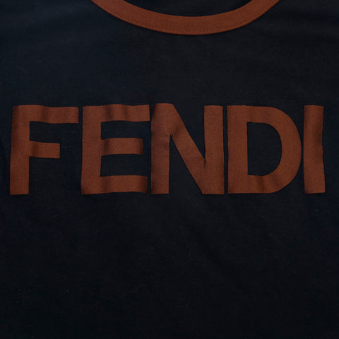 フェンディ FENDI ロゴ #40 半袖Ｔシャツ ブラック P15954