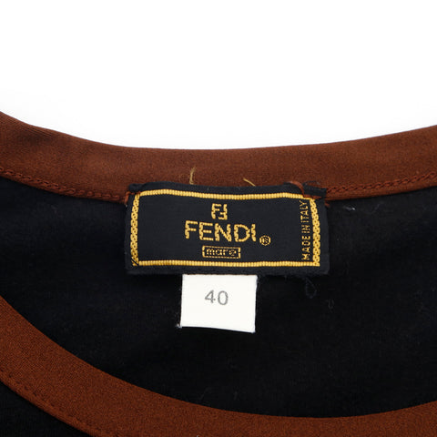 フェンディ FENDI ロゴ #40 半袖Ｔシャツ ブラック P15954