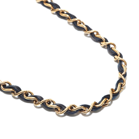 Chanel Caviar Skin V Stitch Chevron -Ketten -Umhängetasche Schwarz P15996