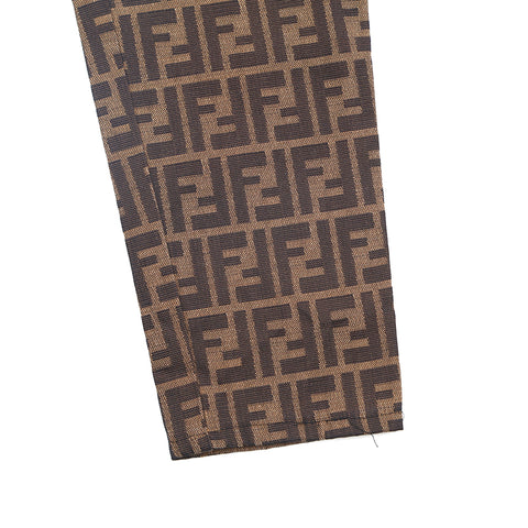 Fendi Zucca Pattern Pants Brown P16022